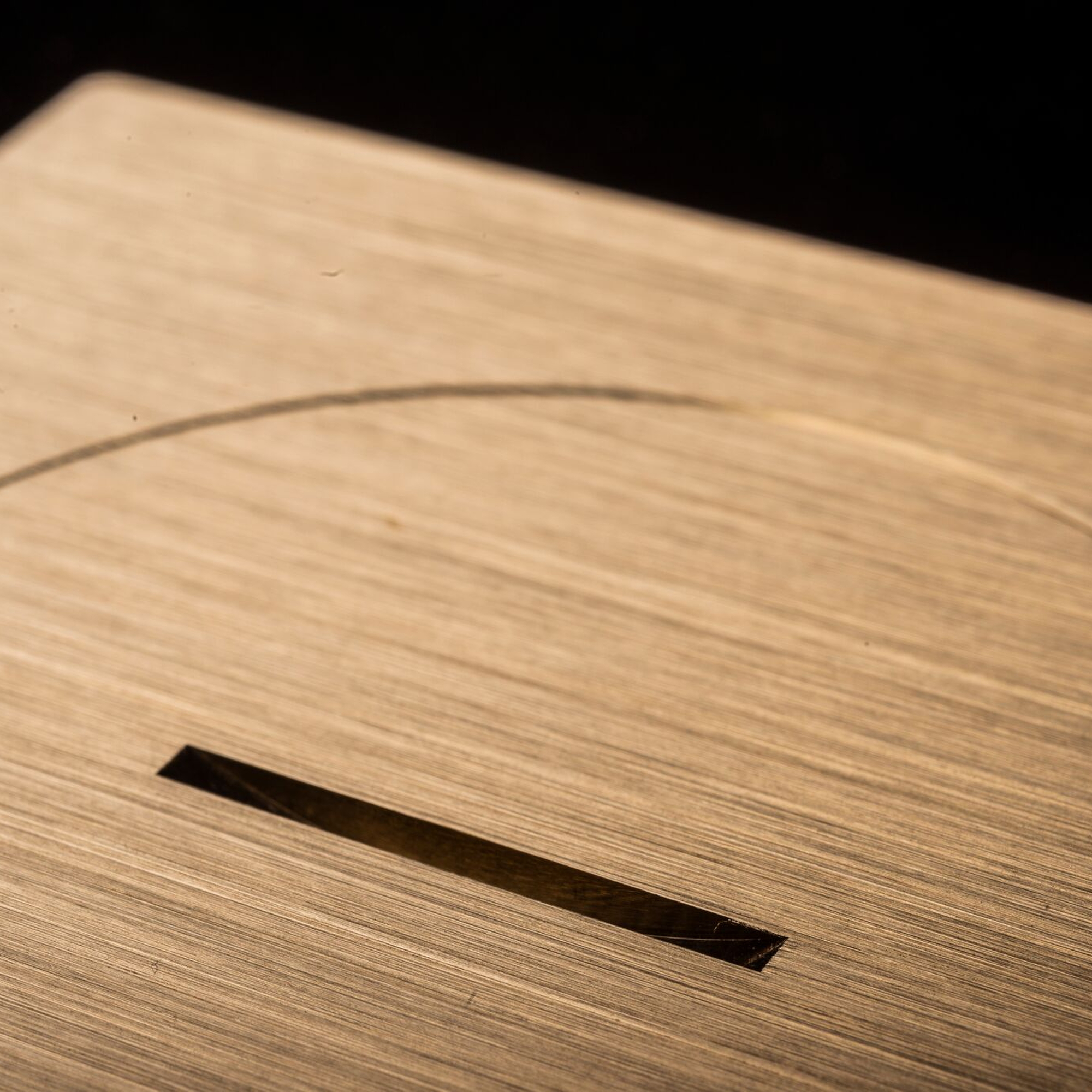 Arpi IP66 Square Brushed Brass Detail