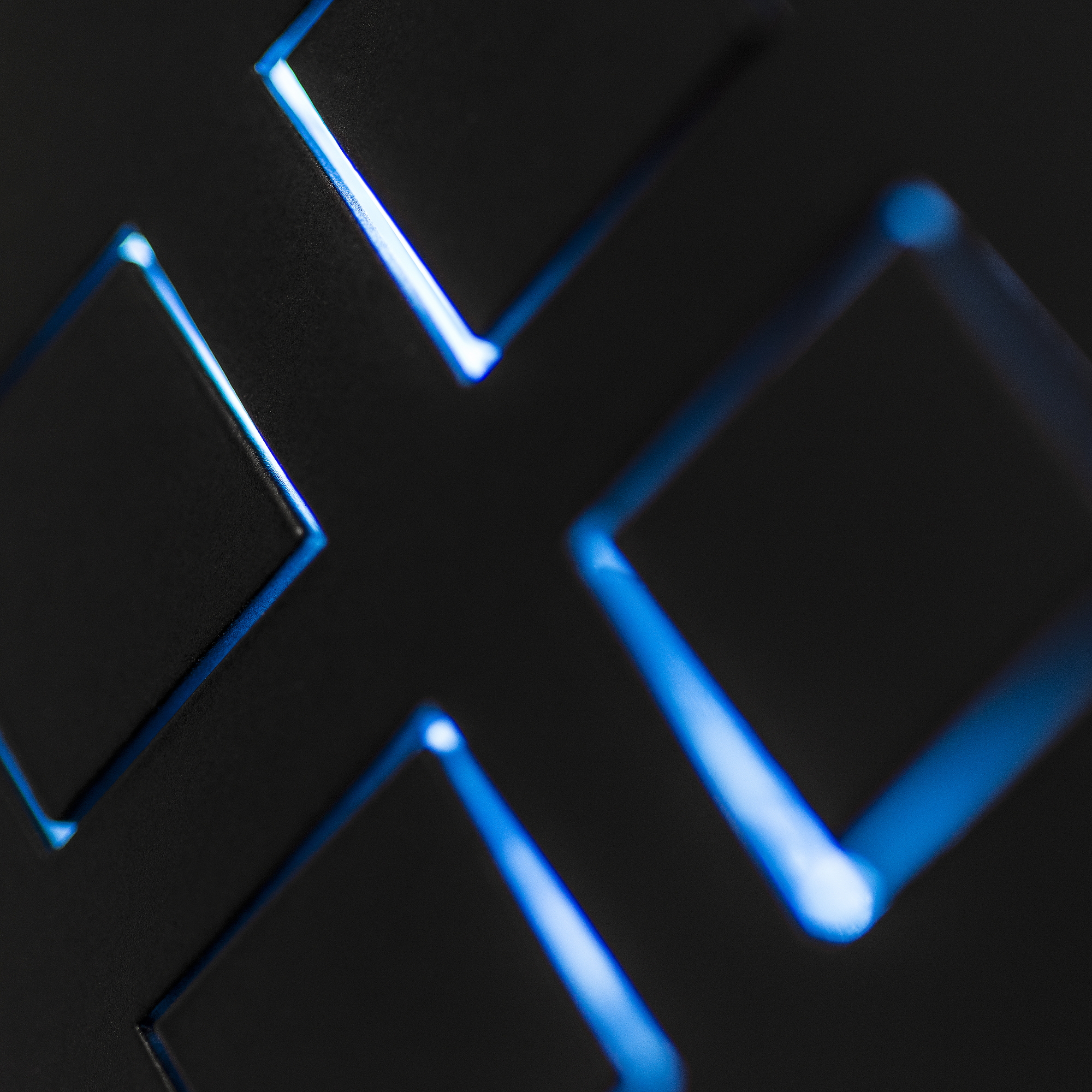 Squares Matt Black