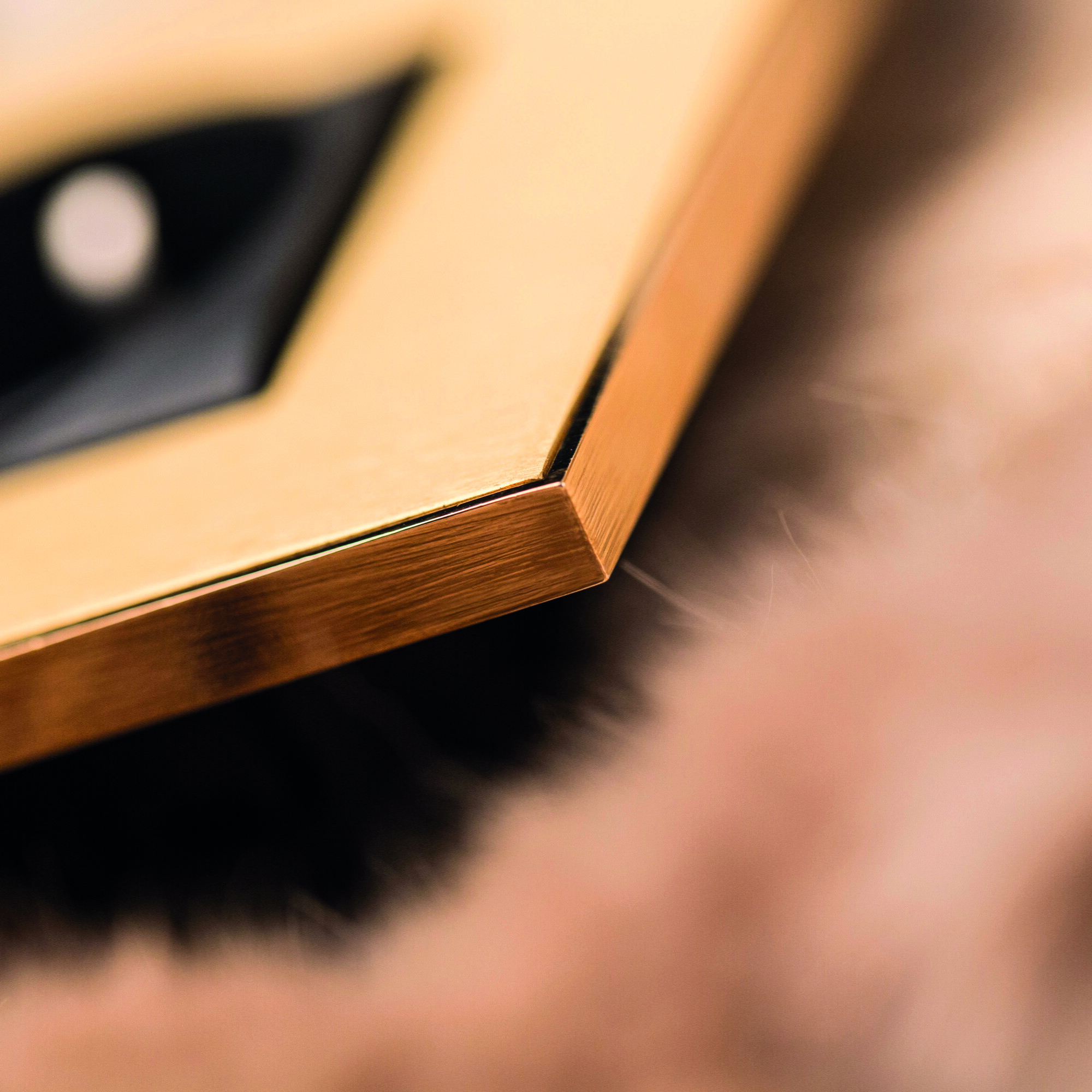 Void Square Brushed Brass