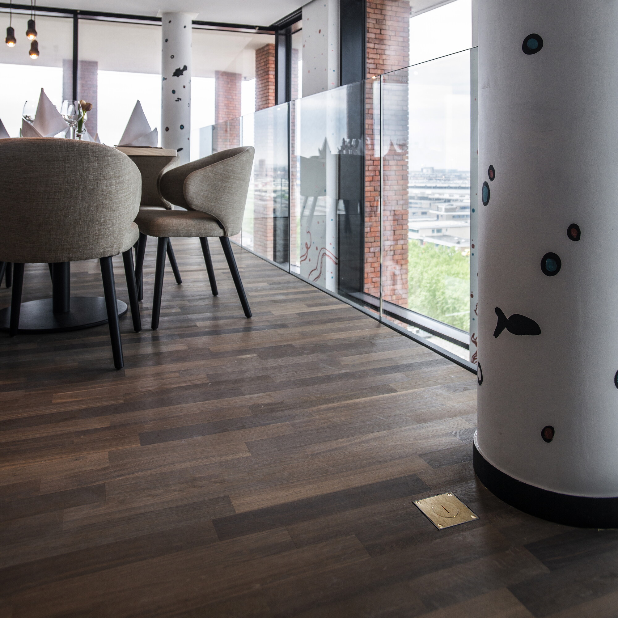Restaurant Njord ARPI IP64 Brushed Brass
