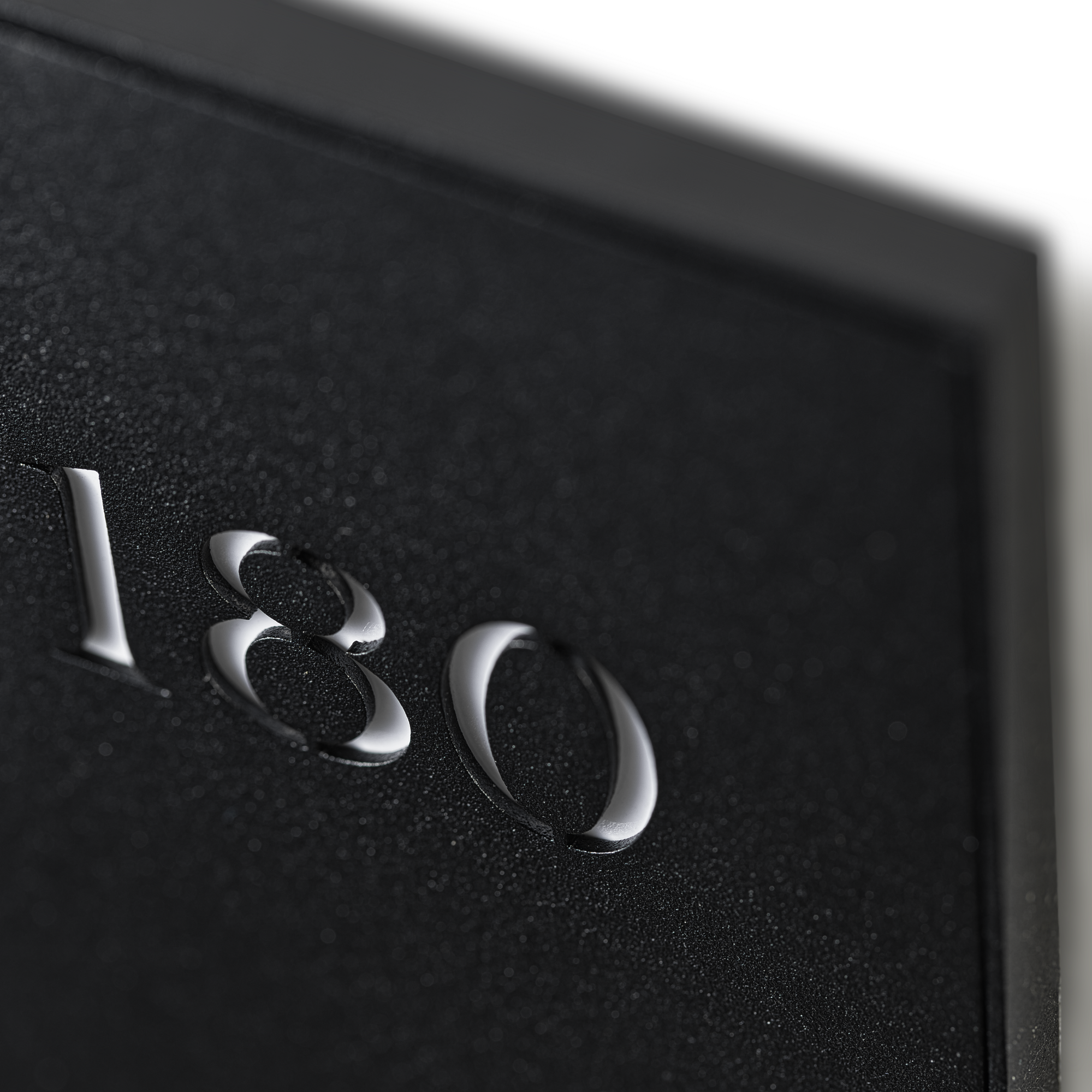 Roomnumber Textured Black