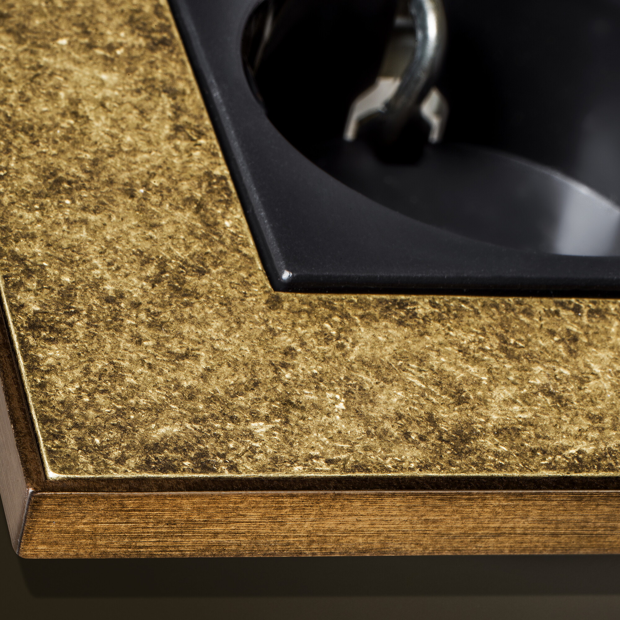 Void Square Brass Antique