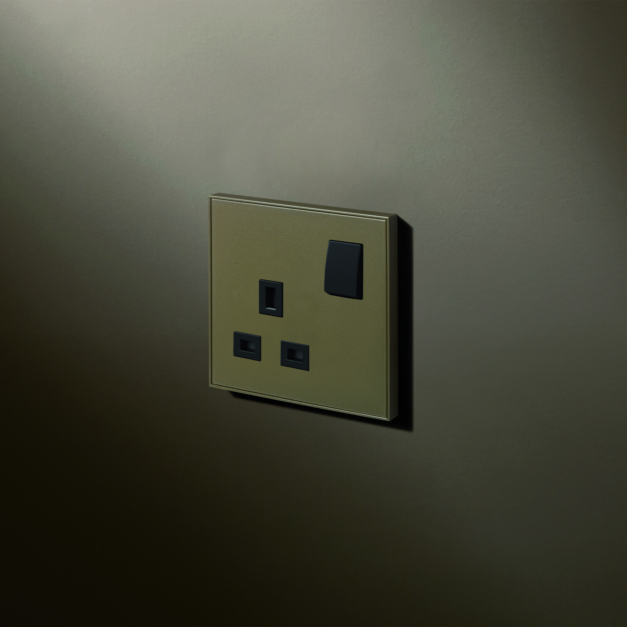 Britannica Switched Socket Anodic Bronze